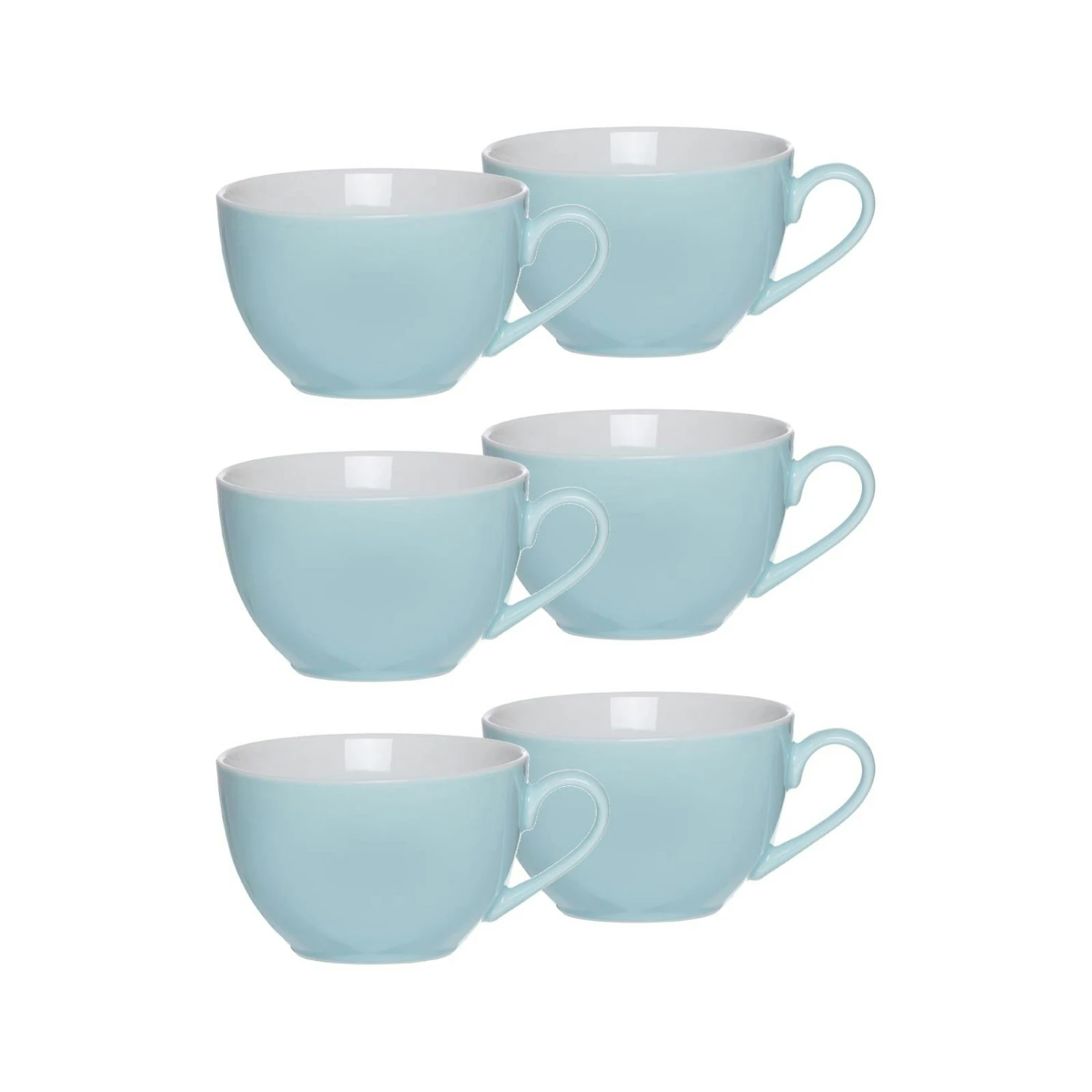 Ritzenhoff & Breker DOPPIO Kaffeetasse 200 Ml Türkis 6er Set - A