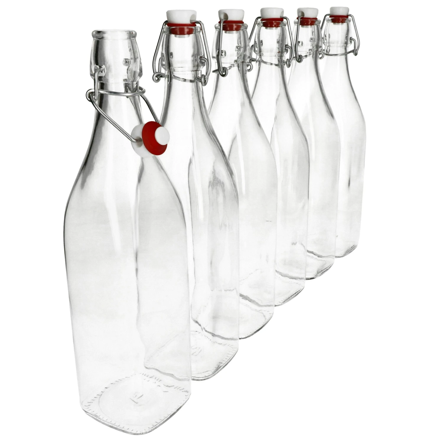 6er Set Glasflaschen Serie Swing Mit Bügelverschluss 0,50 Liter - Image 5