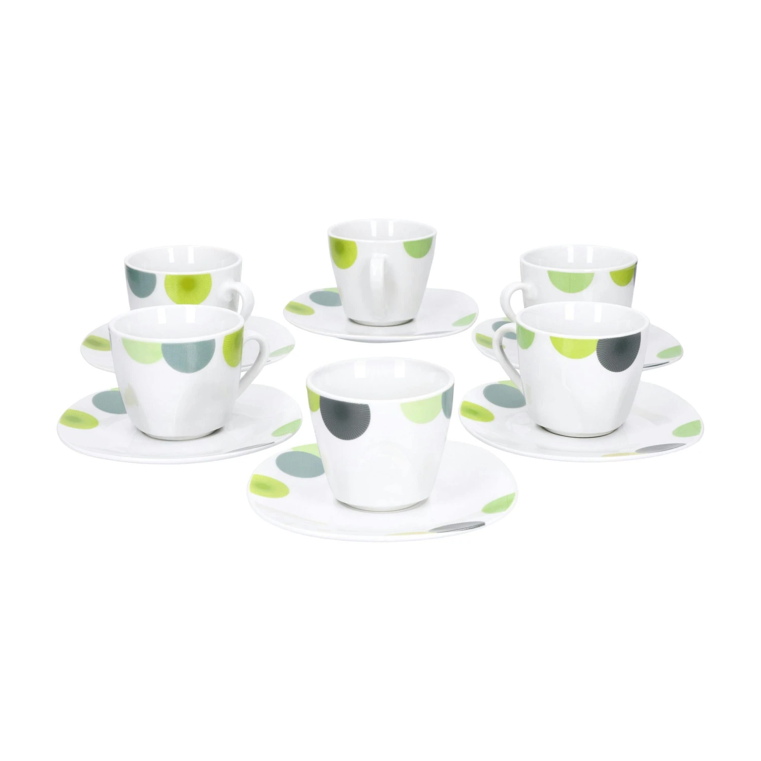 6er Set Espressotasse Mit Espressountertasse Bali - Image 2