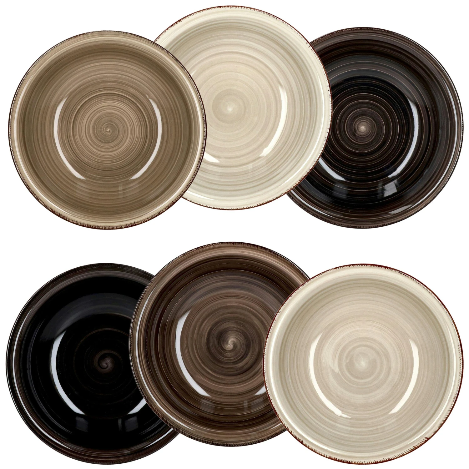 6er Set Suppenteller Green Baita - Image 3