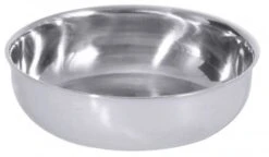 7x Contacto Zuckerteller, Edelstahl, Durchmesser: 6,5 Cm, Höhe: 2 Cm