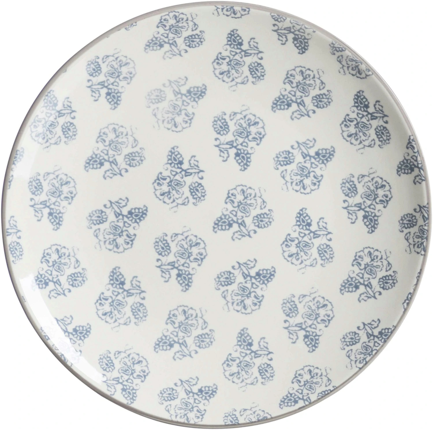 Speiseteller Teller Taste Porzellan Marron 25,5 X 19,5 X 2 Cm - Image 4