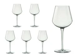 6er Set Weingläser Small InAlto 38 Cl Aus Erstklassigem Kristallglas, Bessere Bruchfestigkeit, Filigranes Design