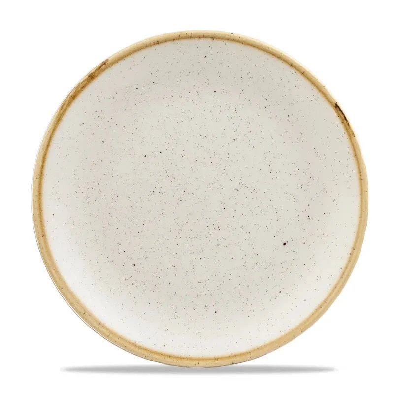 Stonecast Runder Teller Barley White ø21,7cm Weiß (12 Stück) Von CHEFGASTRO - Image 2