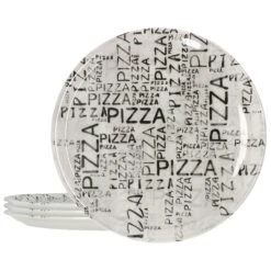 4er Set Pizzateller Napoli White 31 Cm - 04019#Z69