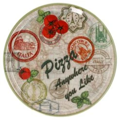 Pizzateller Charme Green - Moskau Grün - 33cm - 04018#ZCHAV