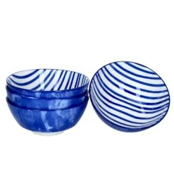 4er Set Schale 14cm Streifen Seaside - Ritzenhoff 270259