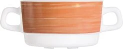 ARCOROC Brush Orange Suppenobertasse Stapelbar 32cl * 6er