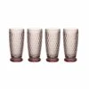 Villeroy & Boch Boston Coloured Longdrinkglas 400 Ml Rosa 4er Set