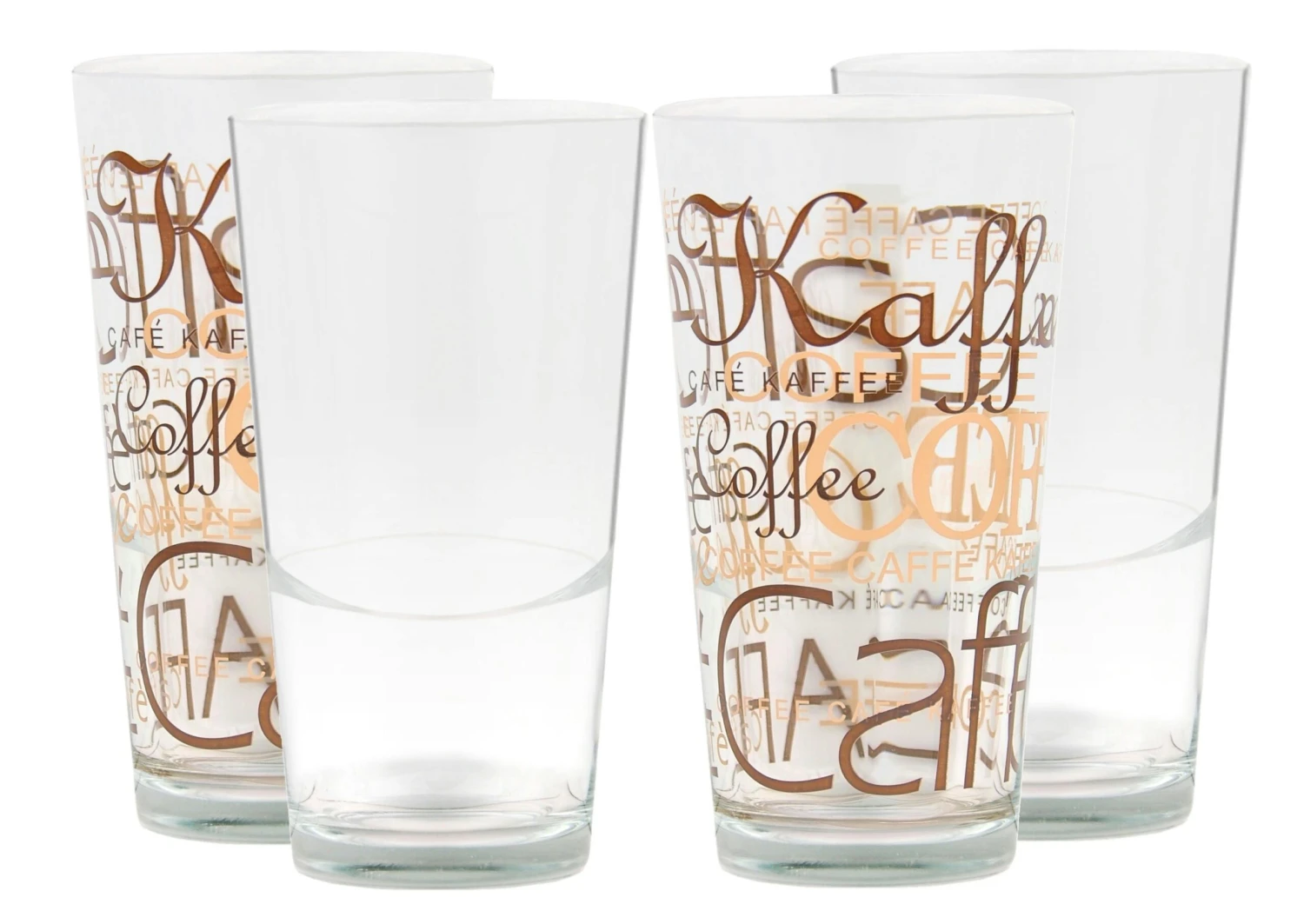 12er Set Mix Latte Macchiato Glas 39cl Stapelbar Mit Dekor / Ohne Dekor - Image 2
