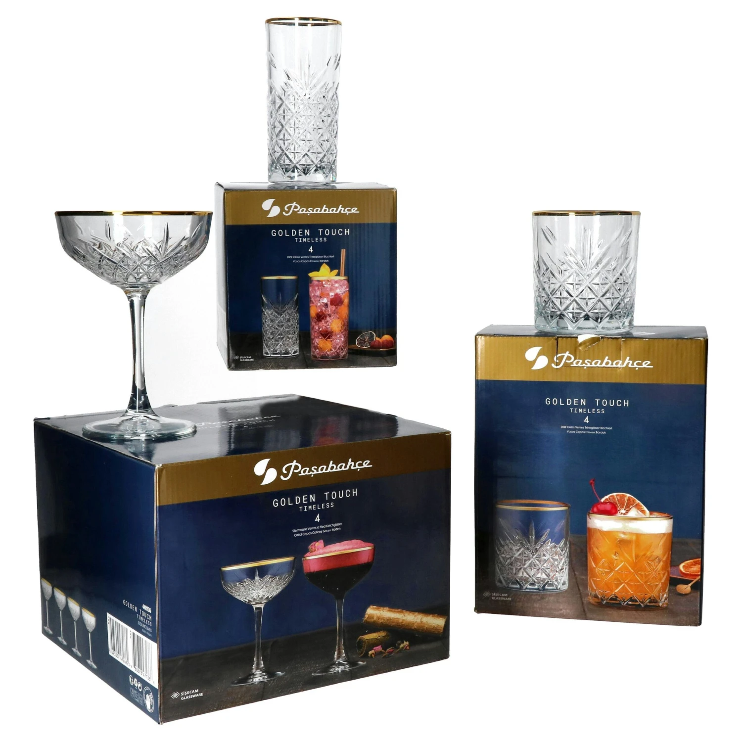 12er Set Gläser Bella - 6 Whiskygläser + 6 Longdrinkgläser - Image 2