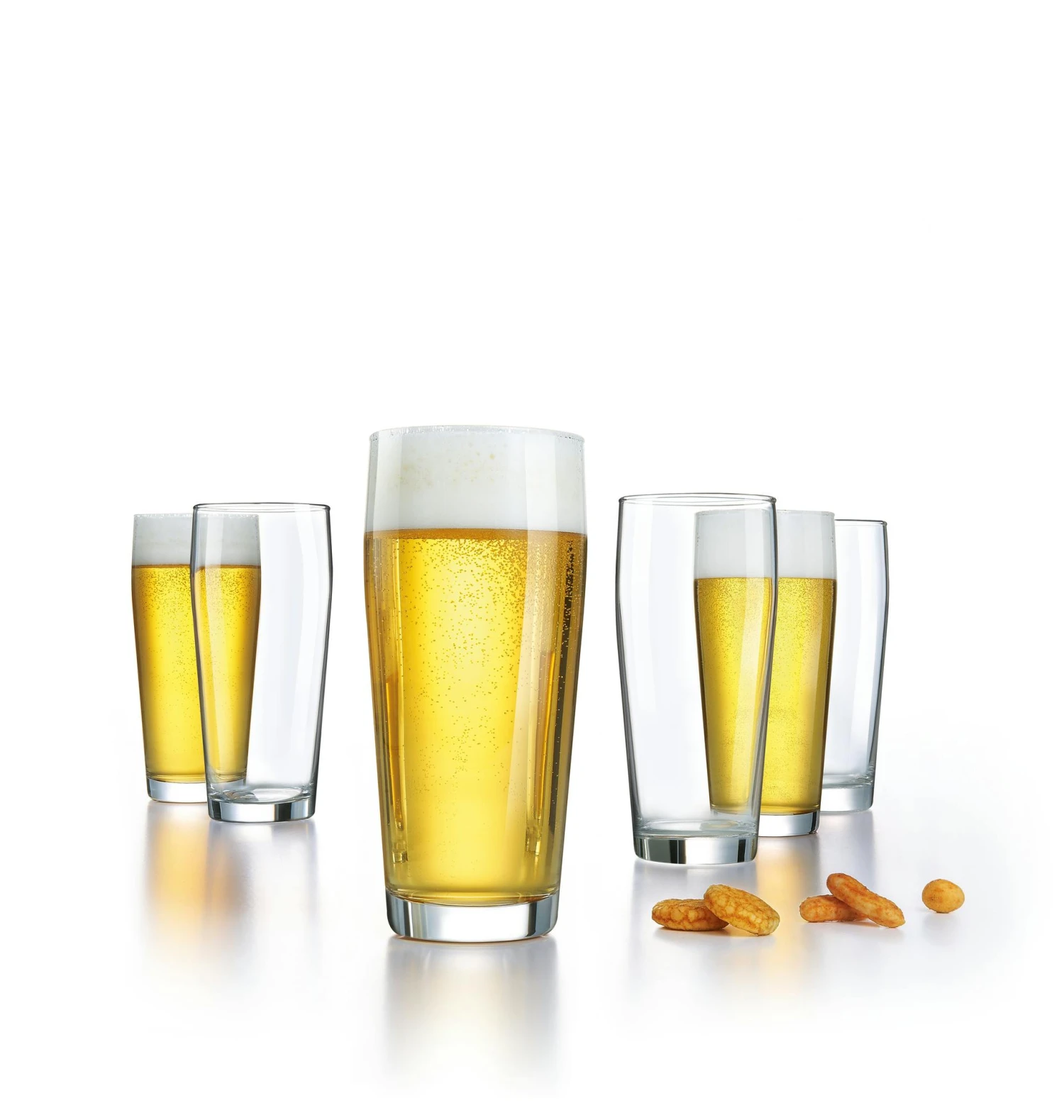 Arcoroc ARC 33049 Willi Willibecher, Bierglas, 630ml, Mit Füllstrich Bei 0,5l, Glas, Transparent, 12 Stück - Image 6