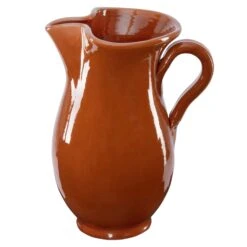 Tonkrug 1.9L Braun-glasiert Kühlende Wein-Karaffe - 99544