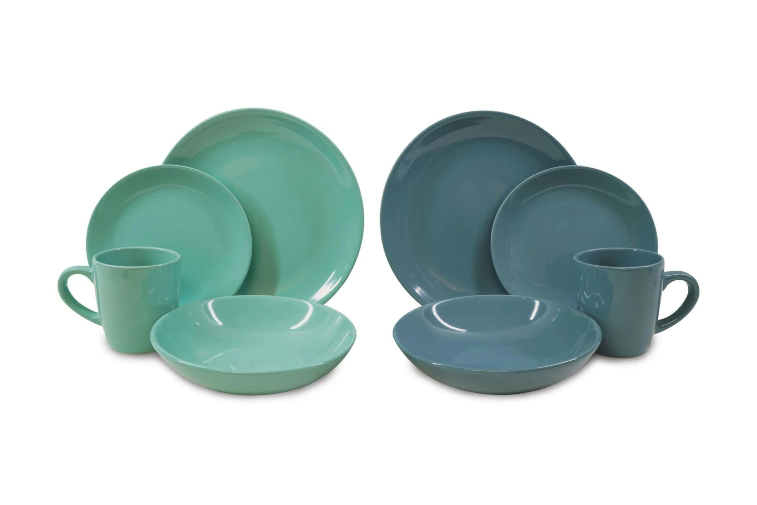 Tarrington House Kombiservice, Steingut, Minzgrün, 16tlg. - Image 3