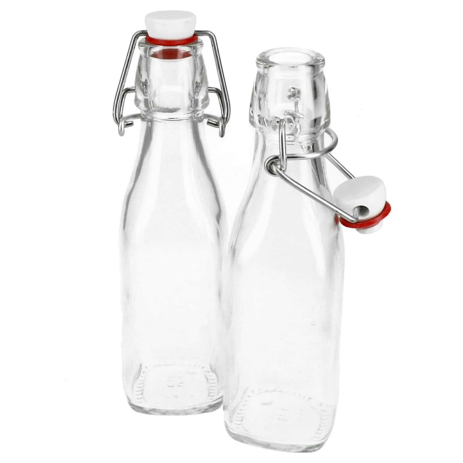 6er Set Glasflaschen Serie Swing Mit Bügelverschluss 0,25 Liter - Image 3