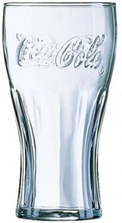 12x Arcoroc COCA-COLA Konturglas Inhalt 27 Cl Füllstrich 0,2 Ltr