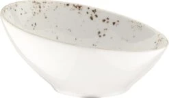 Bonna Premium Porcelain GRAVNT16KS Grain Bowl Schale, Salatschale, Schüssel, 16cm, 350ml, Porzellan, Creme-weiß, 1 Stück
