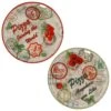 2er Set Pizzateller Charme Red + Charme Grün - Rom Rot + Moskau Grün - 33cm - 04018#ZCHAR + 04018#ZCHAV