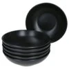 6er Suppenteller Set Kattegat 500 Ml Schwarz Matt