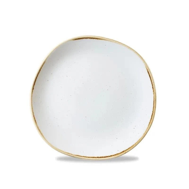 Stonecast Runder Teller Barley White ø21,7cm Weiß (12 Stück) Von CHEFGASTRO - Image 4