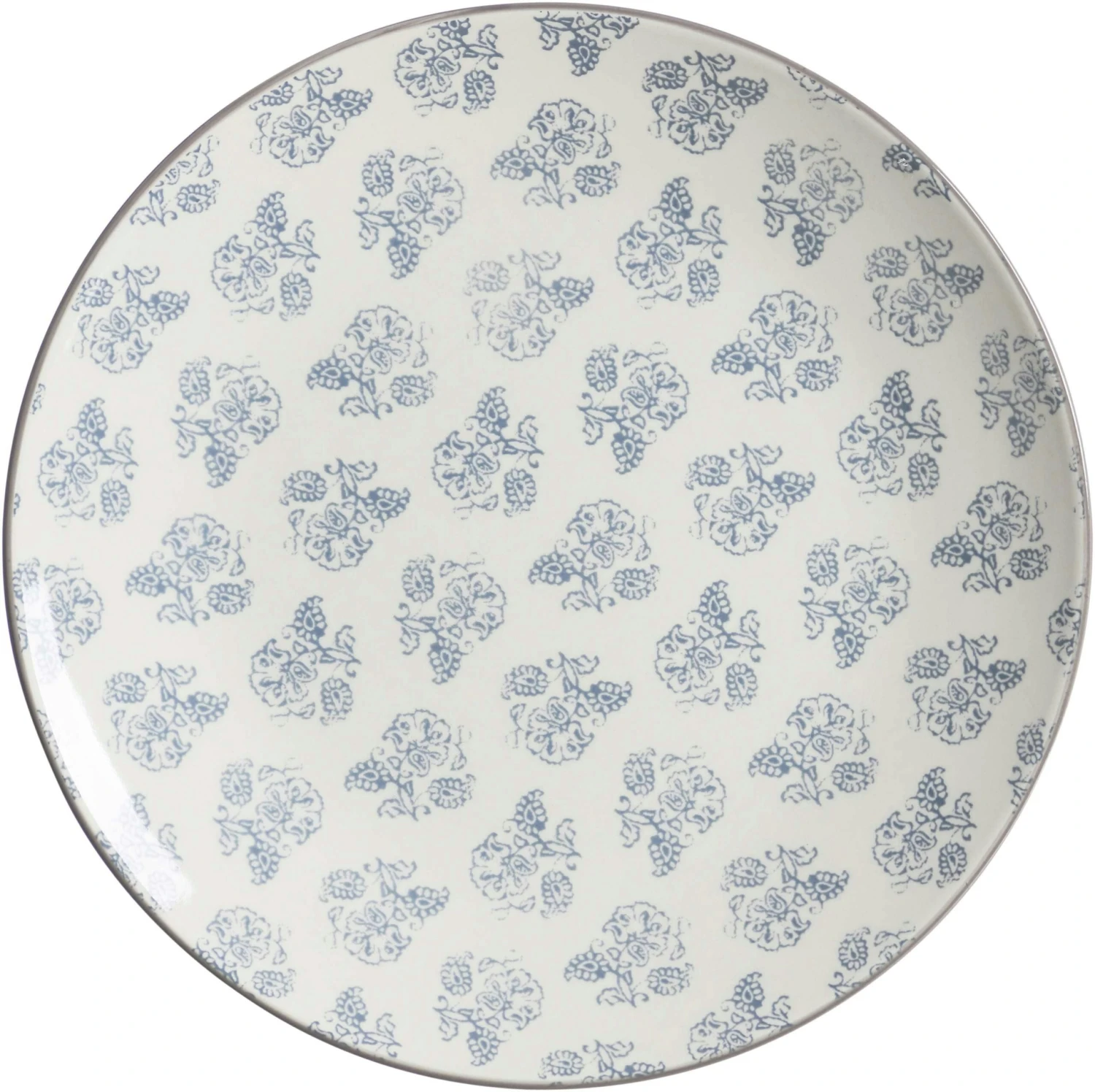 Speiseteller Teller Taste Porzellan Marron 25,5 X 19,5 X 2 Cm - Image 3