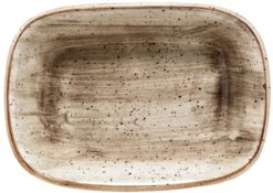 12 X Aura Terrain Gourmet Rechteckplatte Tief 17 X 11,5cm * - Bonna Premium Porcelain