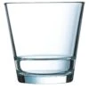 Arcoroc ARC J0317 Stack Up Whiskyglas, 260ml, Glas, Transparent, 6 Stück