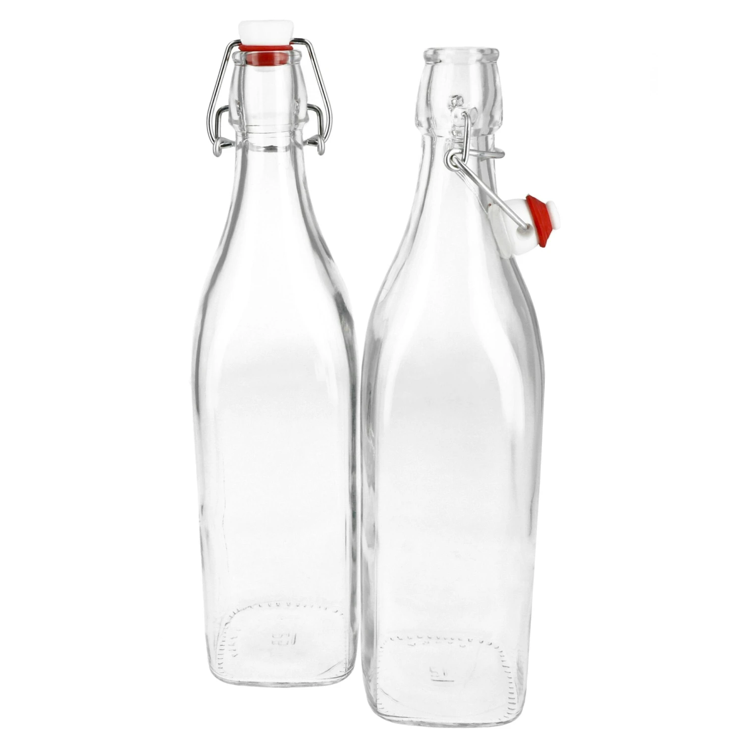 6er Set Glasflaschen Serie Swing Mit Bügelverschluss 1,00 Liter - Image 2