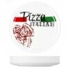 6er Set Pizzateller Pizza Italian 28cm