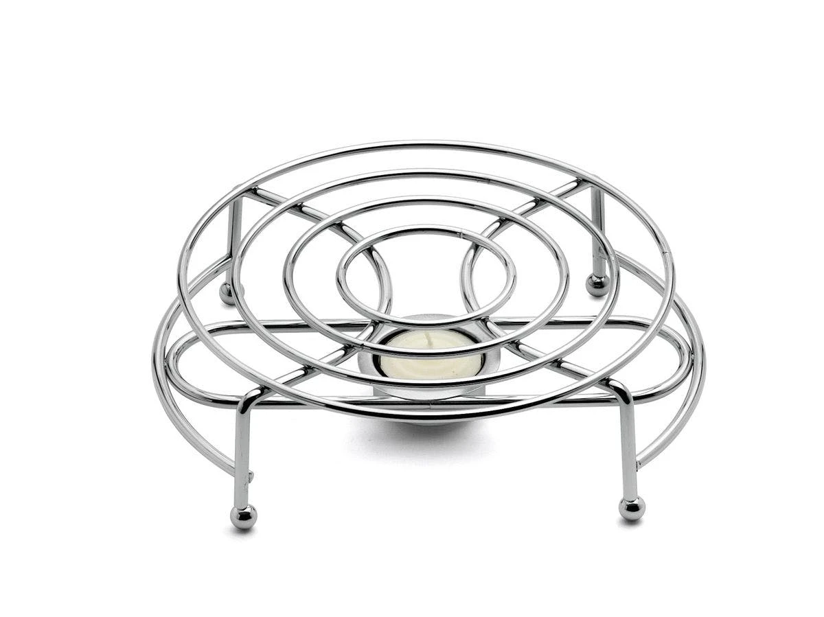 Teekanne Glas Mit Edelstahl Stövchen Teebereiter Siebeinsatz Sieb Teewärmer 1,2l - Image 3