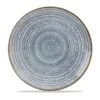 12 X Teller Flach Coup 28,8cm HOMESPUN Slate Blue