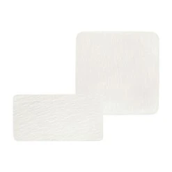 Villeroy & Boch Manufacture Rock Servierplatten Set 2-teilig Weiß