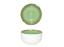 Tarrington House Schale Noromi, Porzellan, Ø 10 Cm, Grün