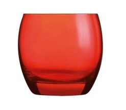 Arcoroc ARC J8486 Salto Color Studio Red Trinkglas, Wasserglas, Saftglas, 320ml, Glas, Rot, 6 StĂĽck