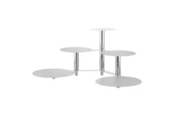 Schneider Etagen-Tortenständer, Alu 5-tlg, Sehr Stabil, Indiv.gestaltbar