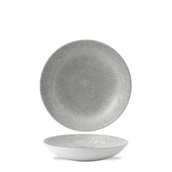 12 X Schale Coup 18,2cm RAKU Jasper Grey