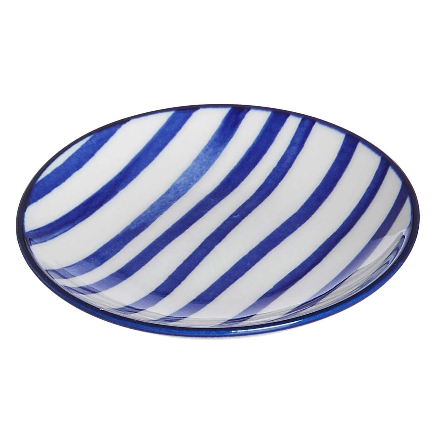 4er Set Schale Flach 10cm Streifen Seaside - Ritzenhoff 270280 - Image 3