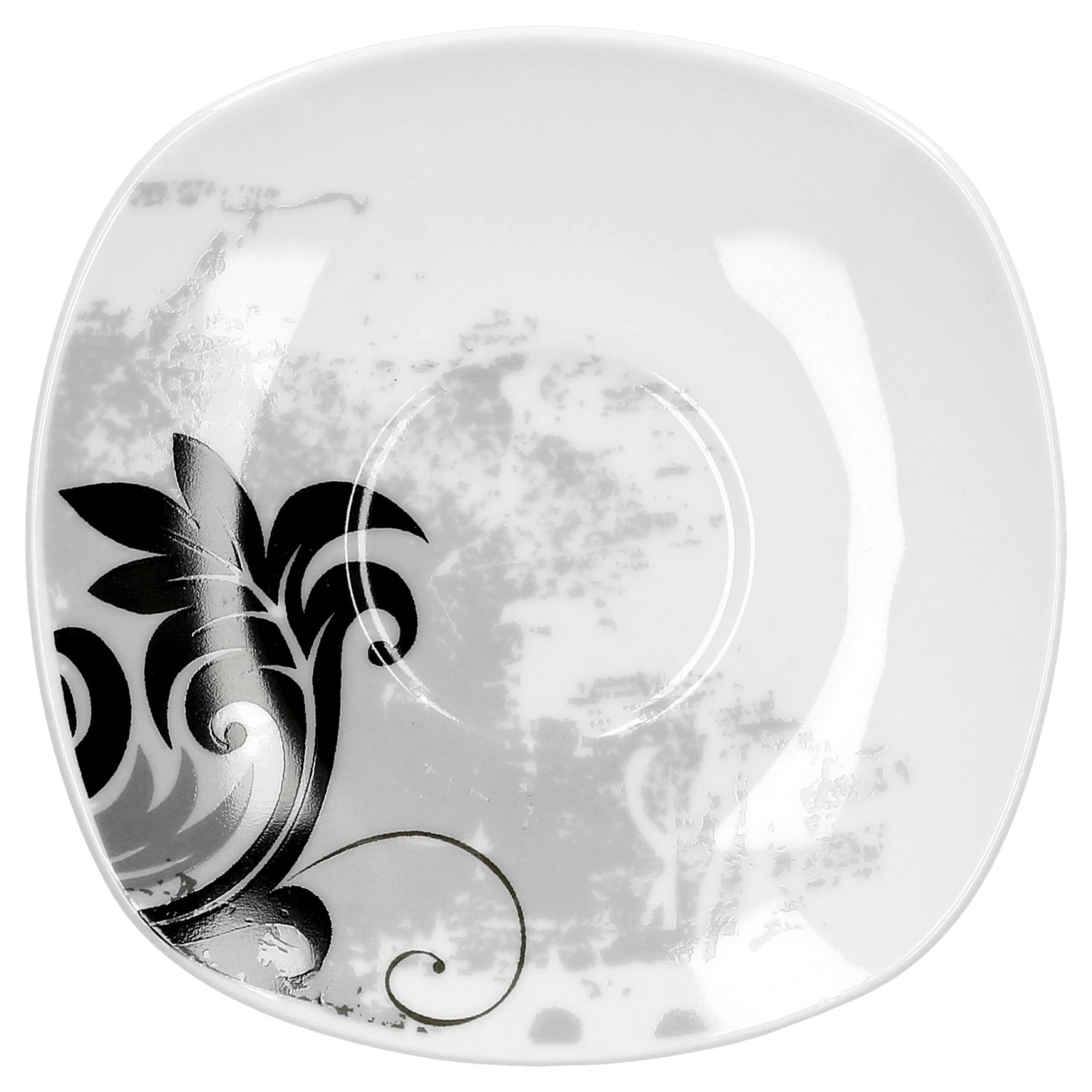 6er Set Espressotasse Mit Untertasse Black Flower - Image 6