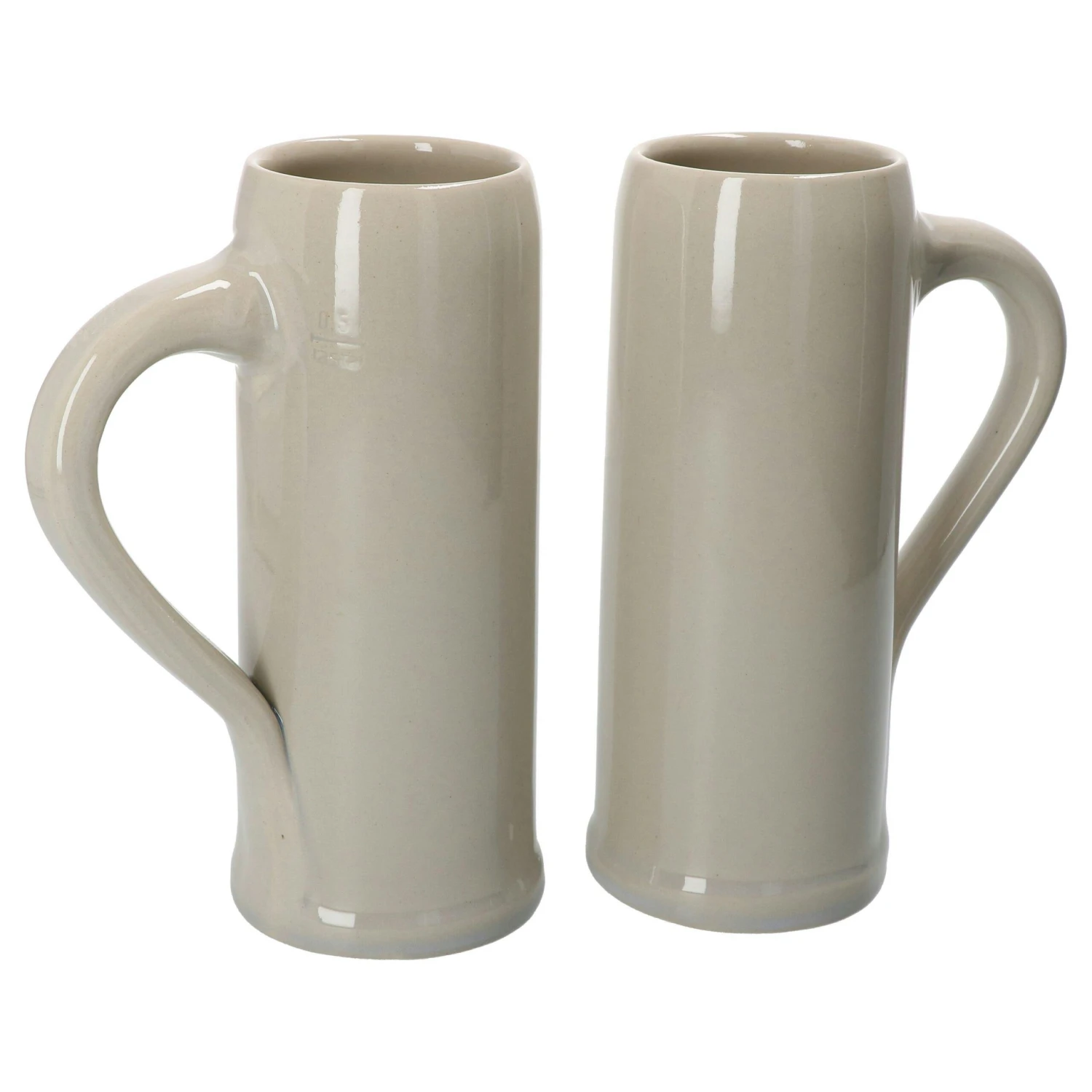 2er Set KannenbÀcker Krug Mit Henkel 1 Liter Geeicht Keramik - Image 2