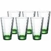 Leonardo OPTIC Trinkglas Groß 300 Ml Grüner Boden 6er Set