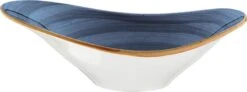 Bonna Premium Porcelain ADKSTR10KS Aura Dusk Bowl Schale, Dipschale, Aperitif, 7.5x10cm, 45ml, Porzellan, Blau, 1 Stück