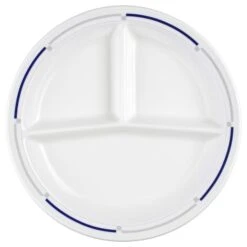 2 X Seltmann V219 IM_Platte Rund 3 Tlg. 25,5 Cm, Form: Vitalis, Dekor: 21101 Nova