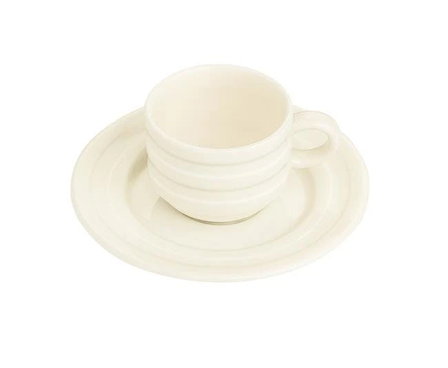Tasse Perla Mit Untertasse 90 Ml (12 Stück) Von CHEFGASTRO