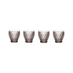 Villeroy & Boch Boston Coloured Shot Glas 80 Ml Rosa 4er Set