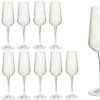 12er Set Sektgläser InAlto 28 Cl Champagnergläser Aus Erstklassigem Kristallglas, Bessere Bruchfestigkeit, Filigranes Design