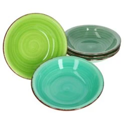 6er Set Suppenteller Green Baita