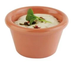 APS 24er Set Dipschälchen -CASUAL- Ø 6 Cm, H: 3,5 Cm, 40 Ml Melamin, Terrakottaoptik