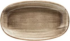 12 X Aura Terrain Gourmet Platte Oval 19x11cm * - Bonna Premium Porcelain