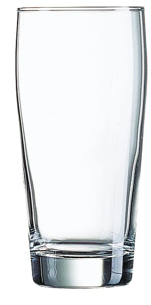 Arcoroc ARC 33049 Willi Willibecher, Bierglas, 630ml, Mit Füllstrich Bei 0,5l, Glas, Transparent, 12 Stück