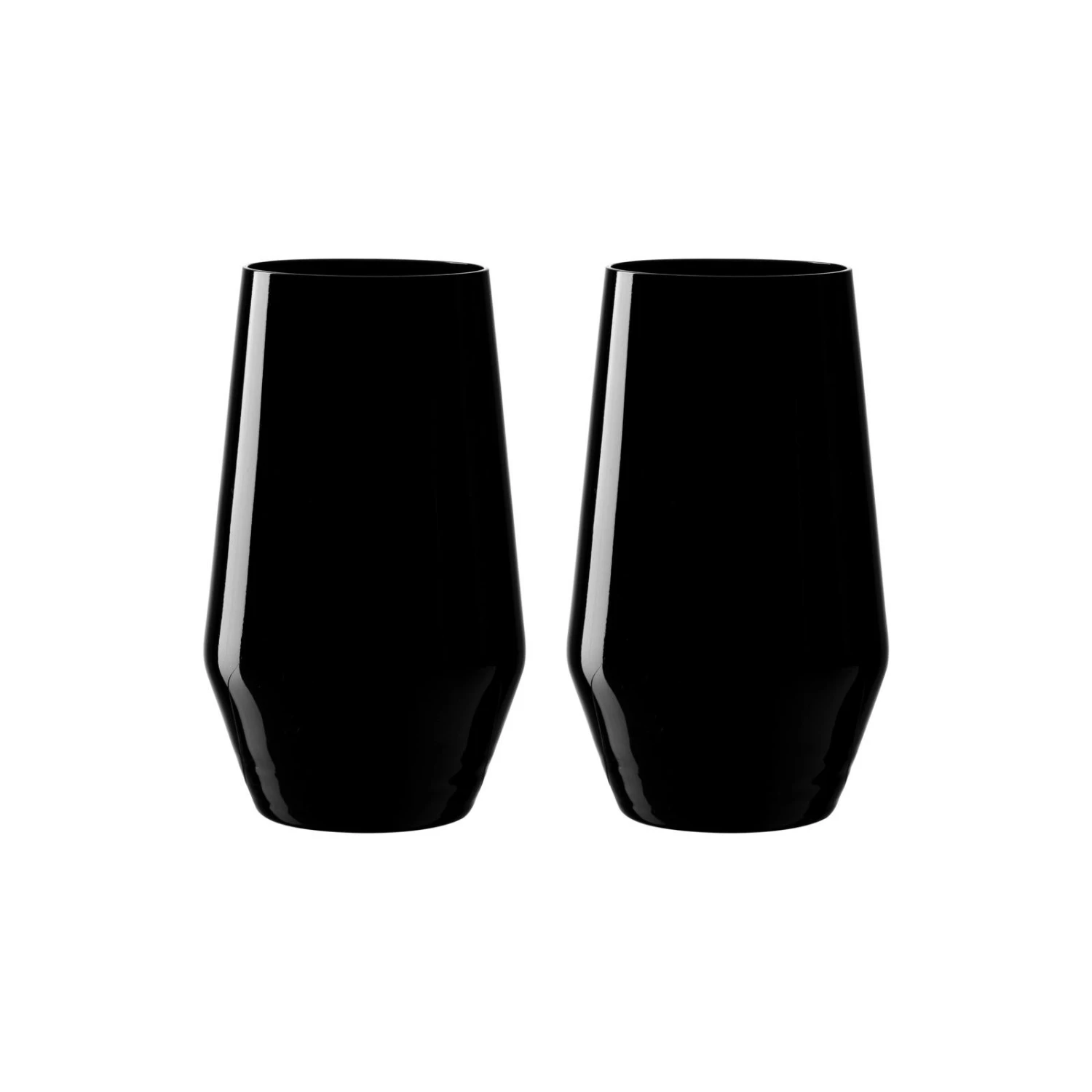 Leonardo ETNA Trinkgläser 2er Set Schwarz 365 Ml